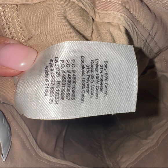 Aritzia Wilfred Free Day Off Pants Beige Tan Womens 00 - Picture 8 of 8